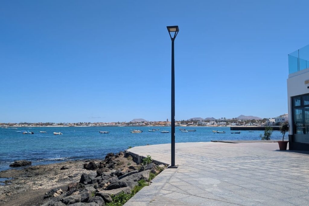 Corralejo vue depuis port
