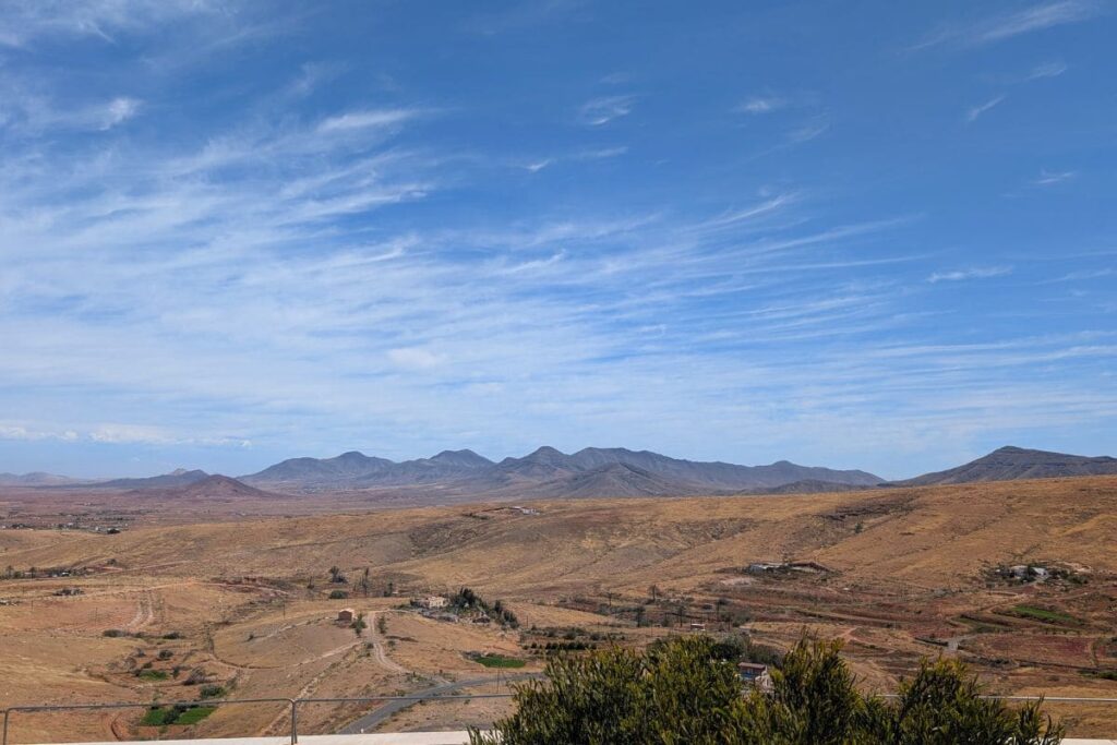 Mirador del valle de Santa Inés
